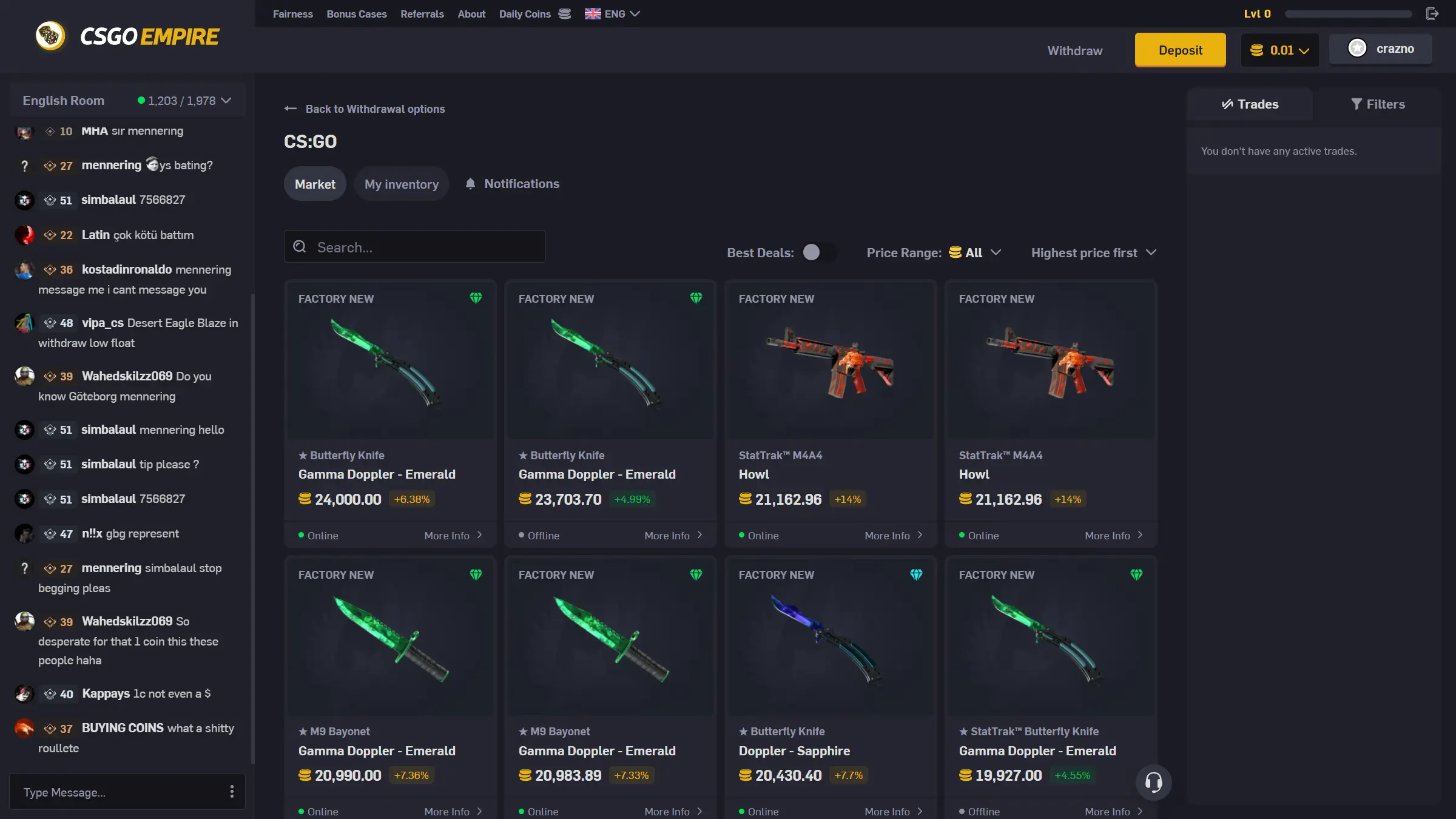 CSGOEmpire Home