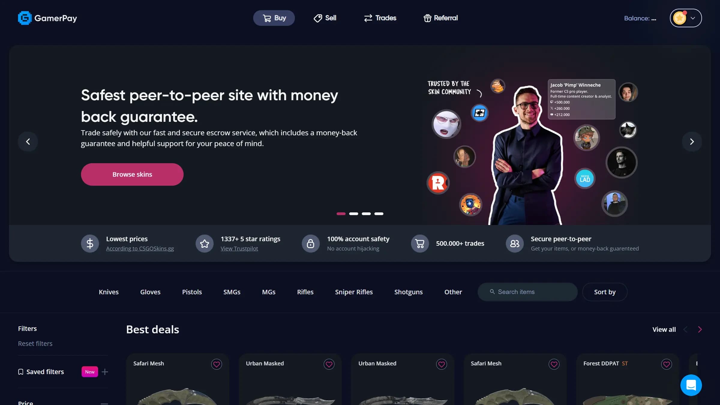 GamerPay Home