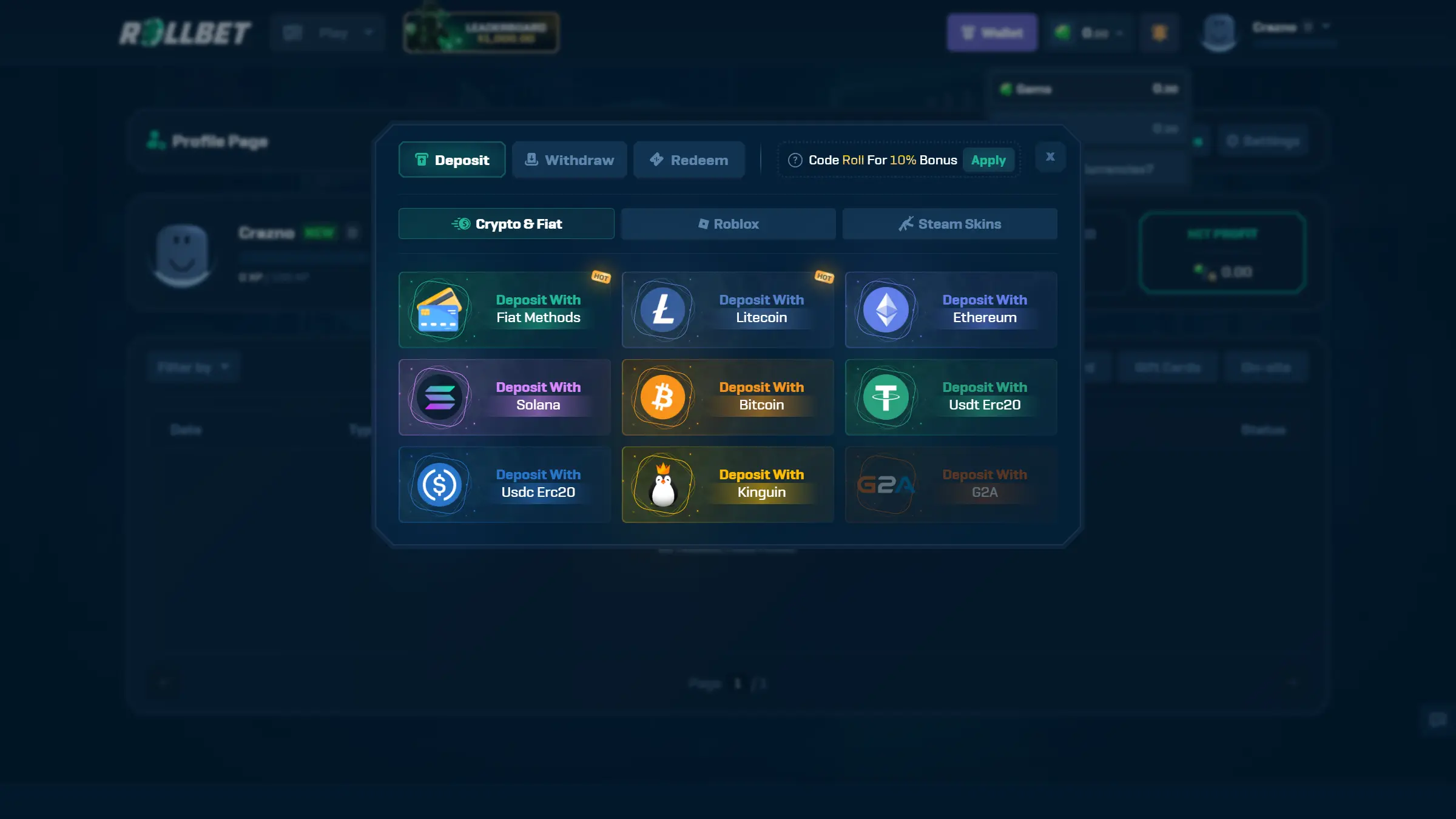 rollbet.gg deposit.webp