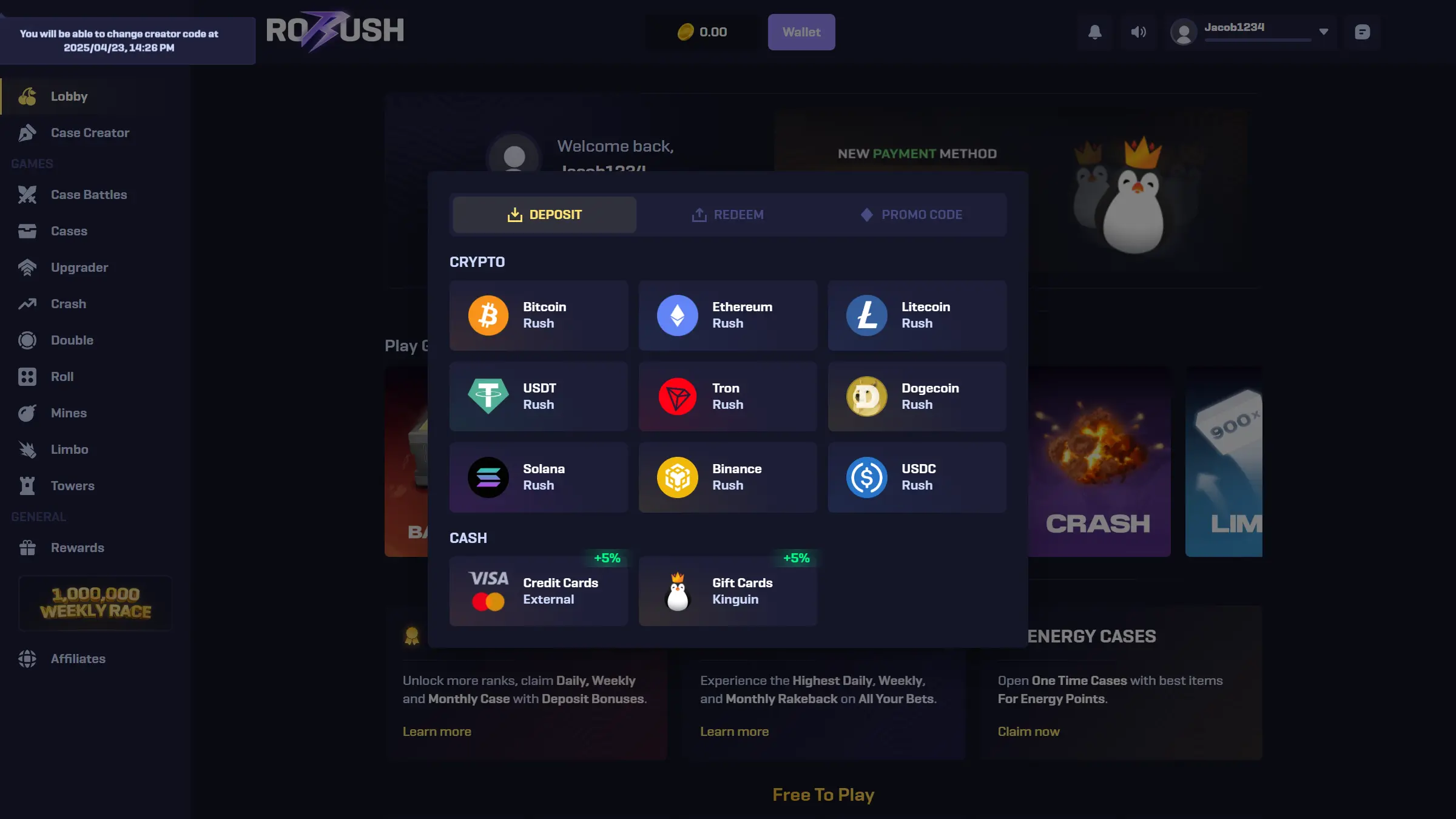 rorush deposit.webp
