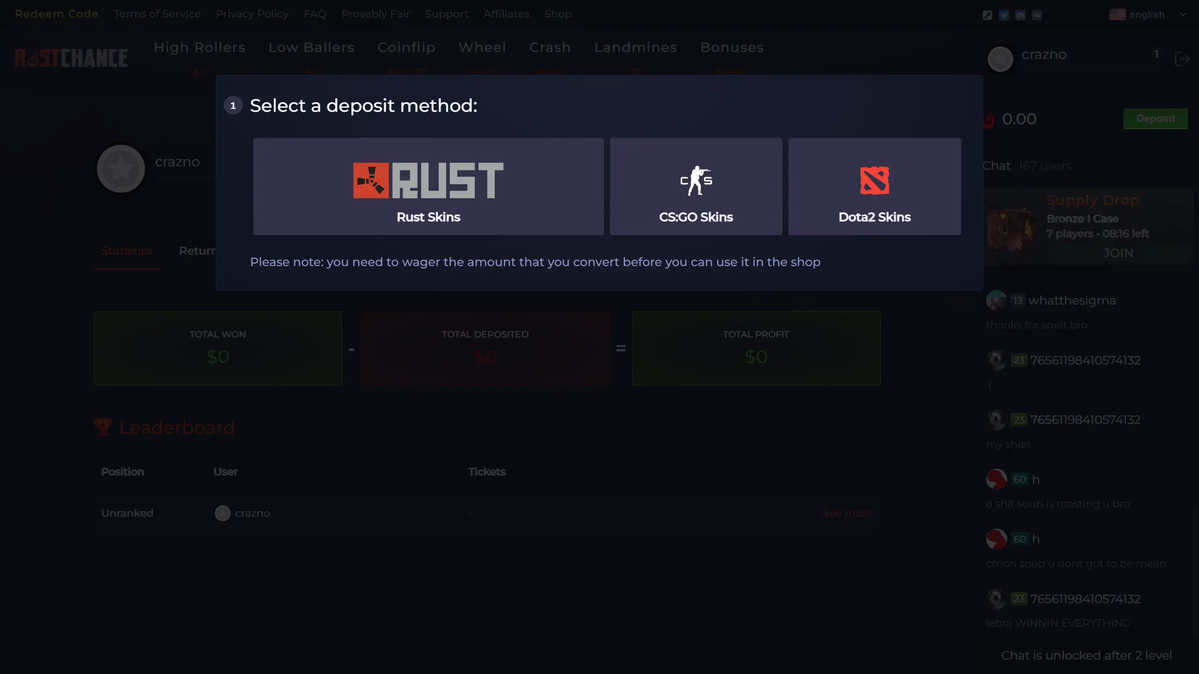 rustchance deposit.webp